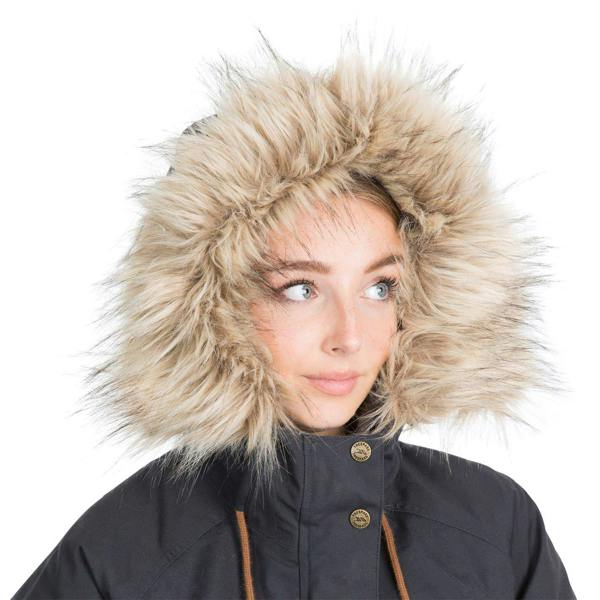 Trespass Womens/Ladies Faithful Waterproof Parka - Dark Grey - 