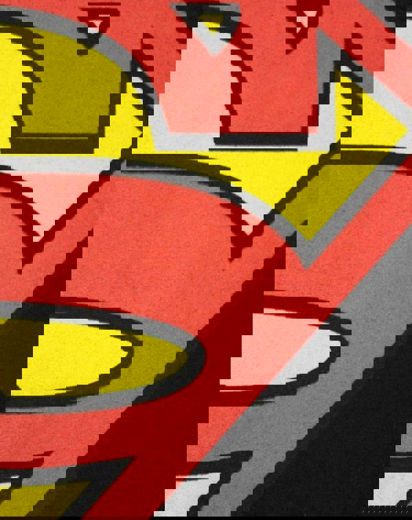 DC Comics Womens Black Superman Logo Vest