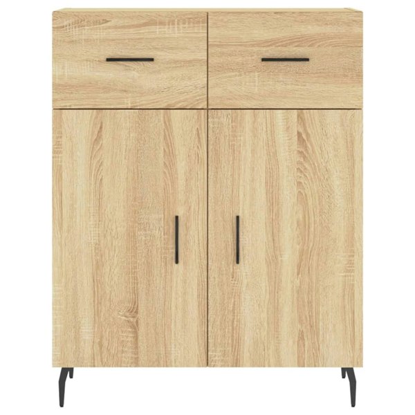 Berkfield Sideboard Sonoma Oak 69.5x34x90 cm Engineered Wood