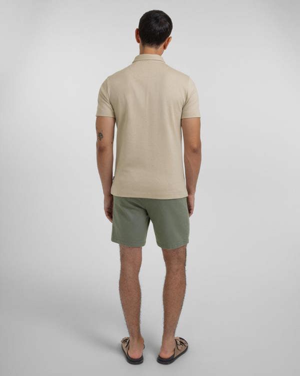 Steel & Jelly Hatton - Mini Geo Jacquard Polo Shirt