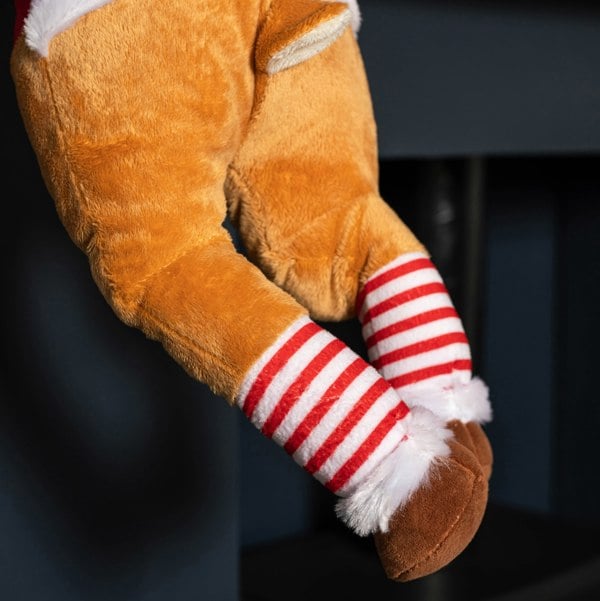 Samuel Alexander 40cm Battery Operated Animated Door Hanging Reindeer Legs Decoration