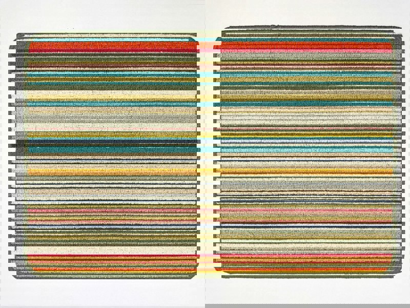 My Mat Stain Resistant Candy Multi Green Stripe