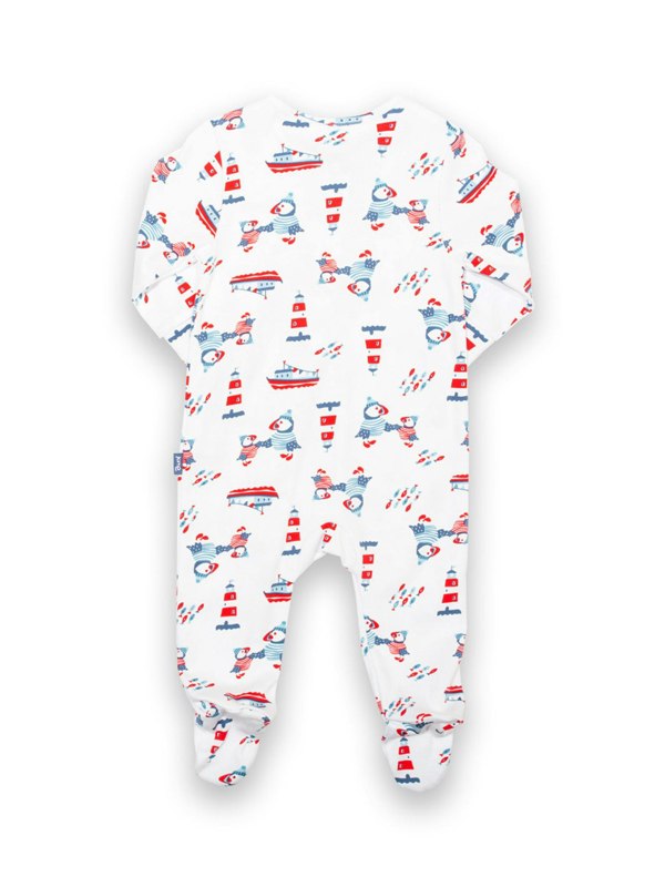 Kite Baby Organic Puffin Pals Sleepsuit