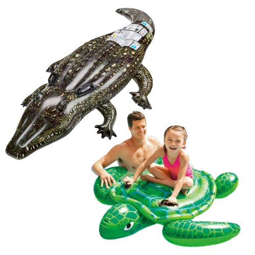 INTEX Inflatable Swim Pool Floats & Swimming Ride-On Kids Water Beach Toys Set