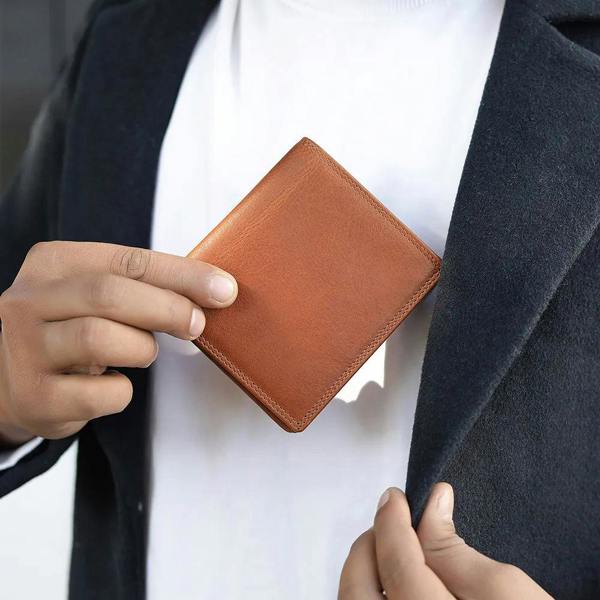 Leather Credit Card Holder – Dominic Leon Brown 06