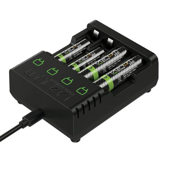 Venom Rechargeable Battery Charging Dock plus 8 x AA 2100mAh and 8 x AAA 800mAh Rechargeable Batteries