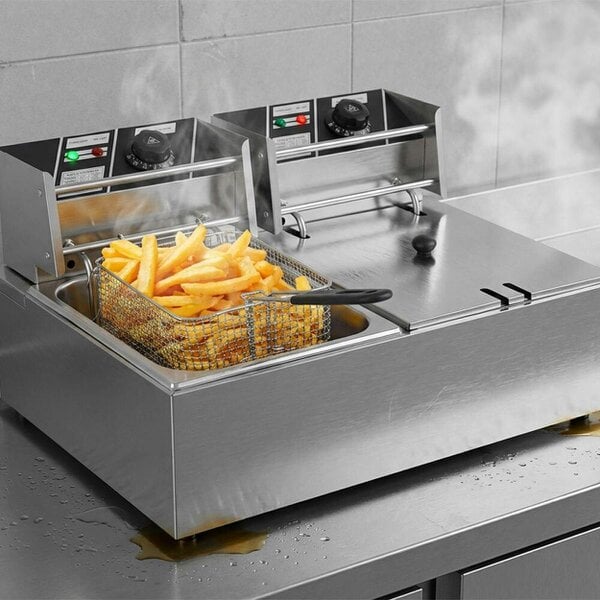 Havendro 20L 5000W Commercial Electric Deep Fryer Fat Chip Stainless Steel