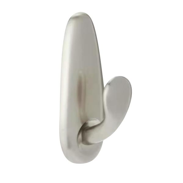 Command FC12-BN Medium Metal Hook Brushed Nickel 1.3kg - One Colour - 