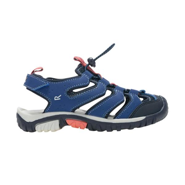 Regatta Childrens/Kids Westshore IV Sandals - Aviator Blue/Peach Pink - 