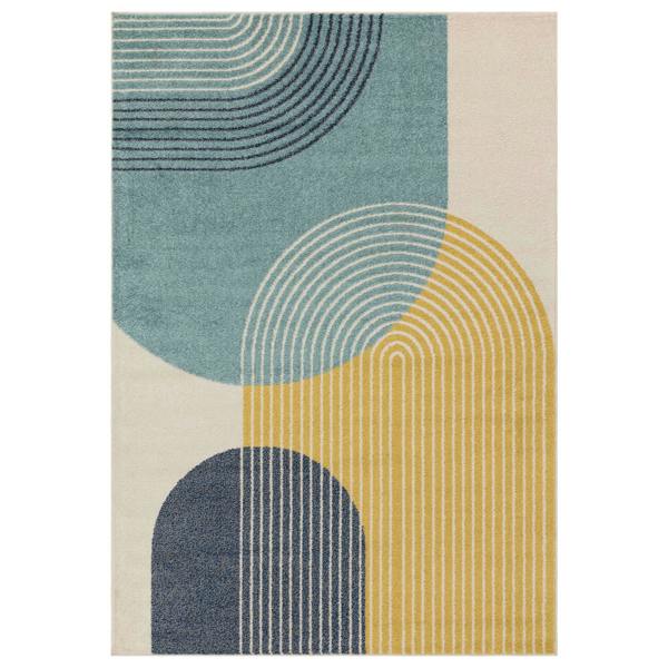 Asiatic Muse MU15 Blue Retro Rug