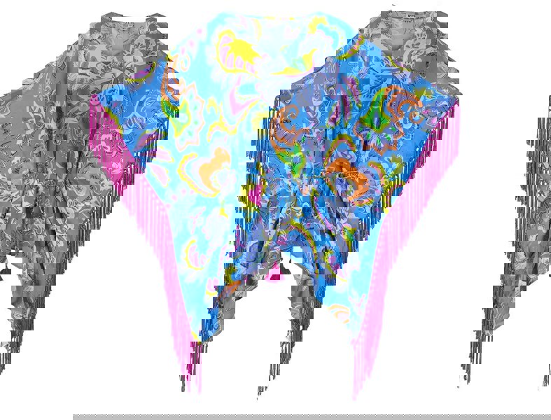 Jamila Fringed Mini Kaftan 