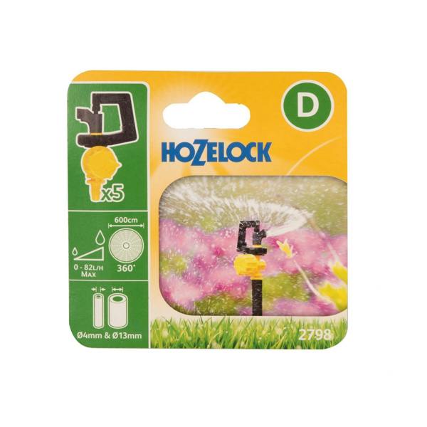 Hozelock Adjustable 360 Mini Sprinkler - Multi Colour - 