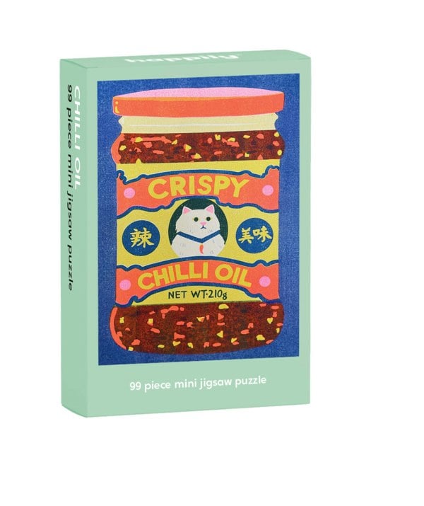 Happily Puzzles Chilli Oil - 99 Piece Mini Jigsaw Puzzle