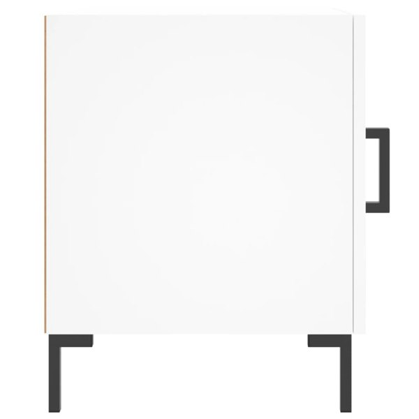Berkfield Bedside Cabinets 2 pcs White 40x40x50 cm Engineered Wood