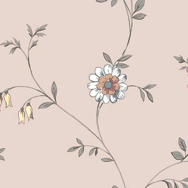 Laura Ashley Leonie Trail Linen Wallpaper