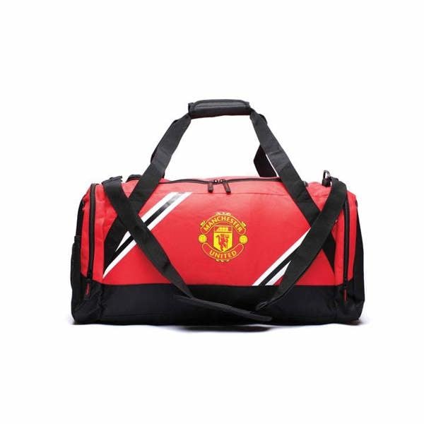 Manchester United FC Core Stripe Duffle Bag, Bags, Sports, Gift