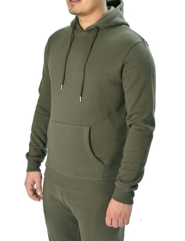 Smart Living Men's Premium Pullover Hoodie - Khaki