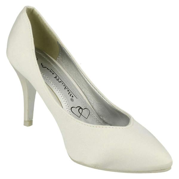 Anne Michelle Ladies Anne Michelle Wedding Court Shoe