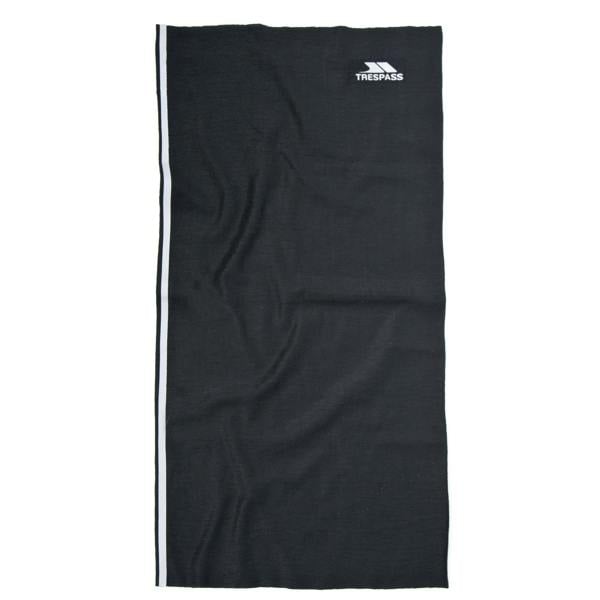 Trespass Mens Quay Multifunctional Neck Gaiter / Snood / Scarf - Black