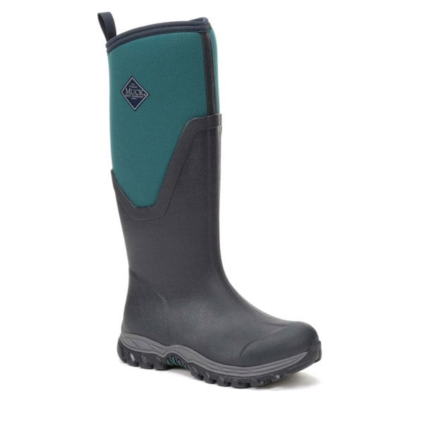 Muck Boots Women's Arctic Sport Tall Pull On Wellie Boots - Navy/Spruce