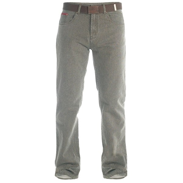 Duke Mens D555 London Brian Bedford Cord Trousers - Brown