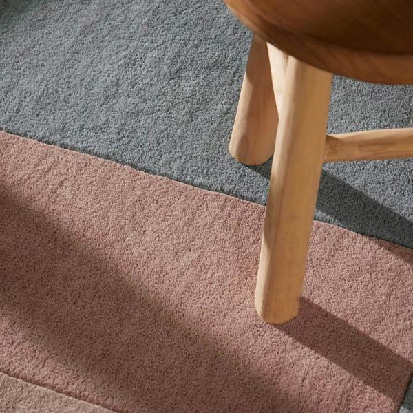 Ted Baker wool cream multicolour rug, shed-resistant, eco-friendly, sound-absorbing, hand-made rug.