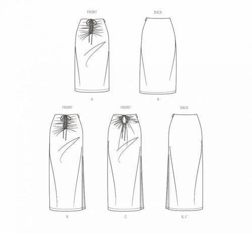 Simplicity Sewing Pattern 9788, Skirts for Women, A (10-12-14-16-18-20-22) - Easy