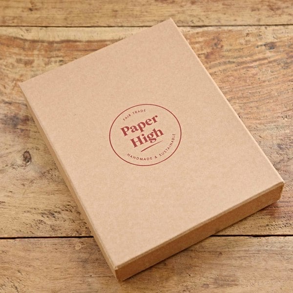 Paper High Buffalo Leather Refillable Journal
