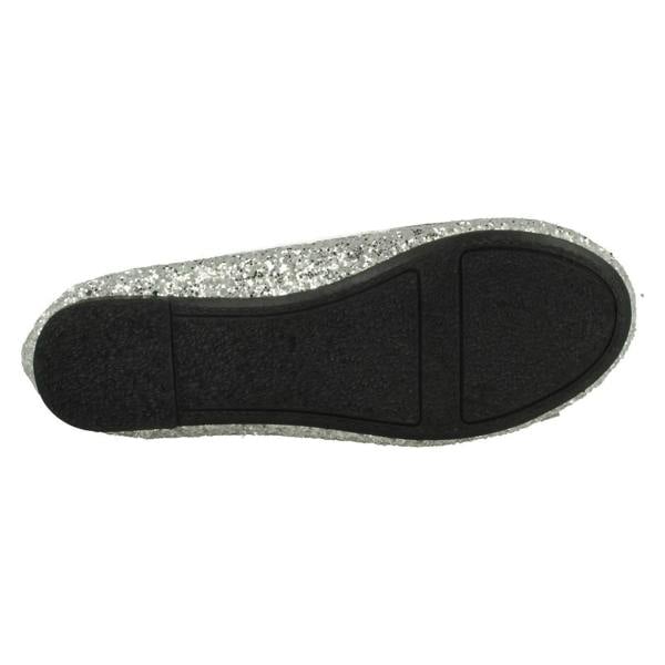Spot On Girls Spot On Glitter Bow Detail Flats