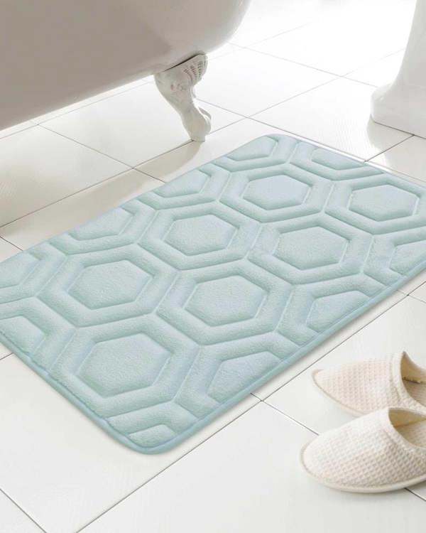 Geo Design Memory Foam Bath Mat