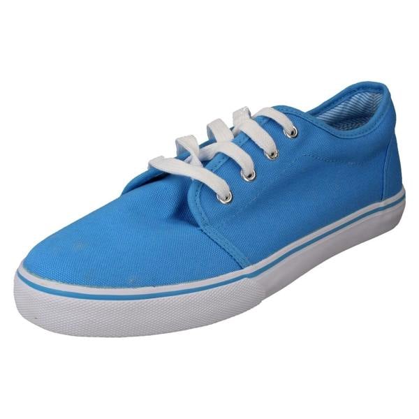 Front Mens Front Lace Up Casual Canvas Shoes Ollie Fr7010
