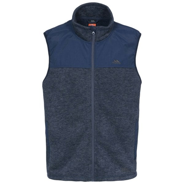 Trespass Mens Leafminer Fleece Gilet - Navy Melange