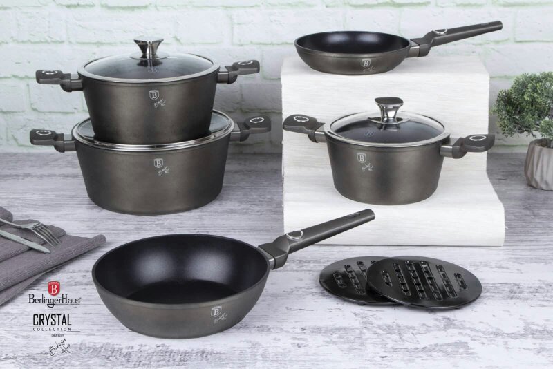 Berlinger Haus Cookware Set Berlinger Haus BH-7773 Crystal Collection