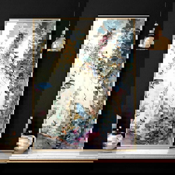 Living room wall art decor | set of 3 Chinoiserie wall art prints