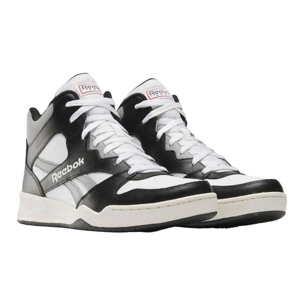 Reebok Childrens/Kids BB 4500 Leather Trainers - White/Black - 