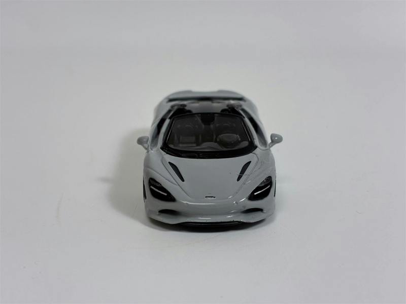 MCSlots McLaren 750S Spider Cirrus Grey LHD 1:64 Scale Mini GT MGT00973L