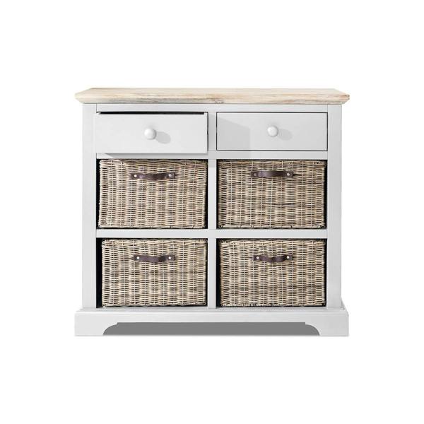 Statement Furniture Florence Sideboard with 2 Drawers and Removable Storage Baskets