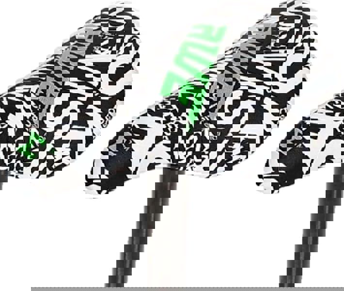 Awe BMX Freestyle Saddle Black/White Length: 210mm, Width: 122mm