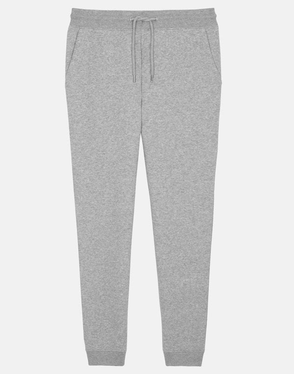 Men's Organic Cotton Relax Joggers – Heather Grey - British Boxers