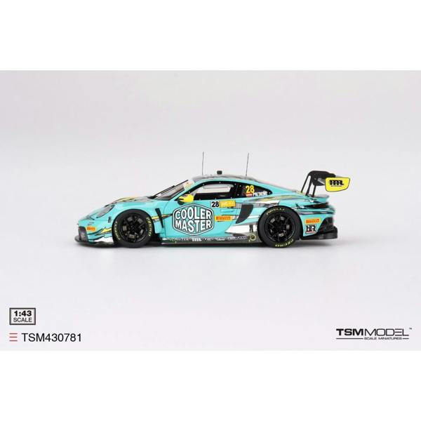 MCSlots Porsche 911 GT3 R #28 Hubauto Racing 2023 FIA GT World Cup 70th Macau Grand Prix 1:43 Scale TSM430781