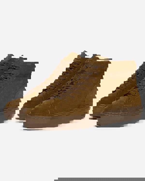 Oliver Sweeney Laxey Mens Suede Hi-Tops - Tan