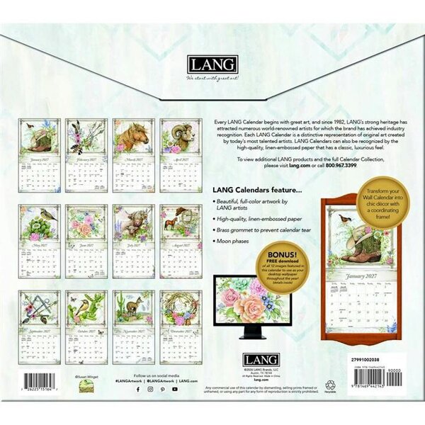 Susan Winget, Rosewood Ranch Deluxe Calendar 2027, Deluxe Calendars, Month To View, Animals, Gift