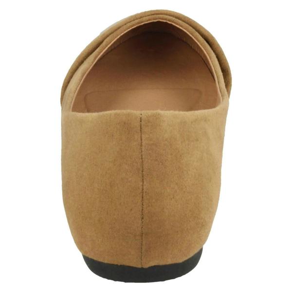 Spot On Ladies Spot On Twist Vamp Trim Ballerinas
