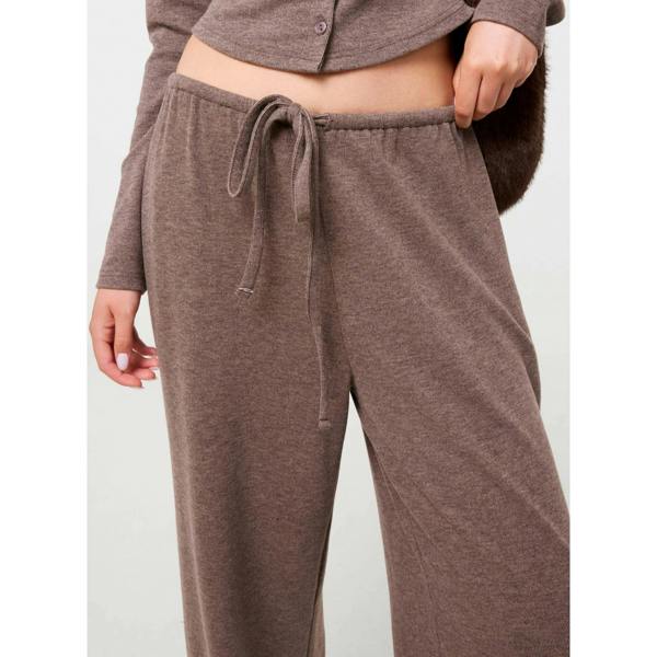 Pink Vanilla Ribbed Drawstring Joggers