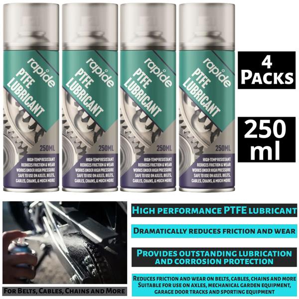 Rapide 4X Rapide PTFE Lubricant Spray 250ml