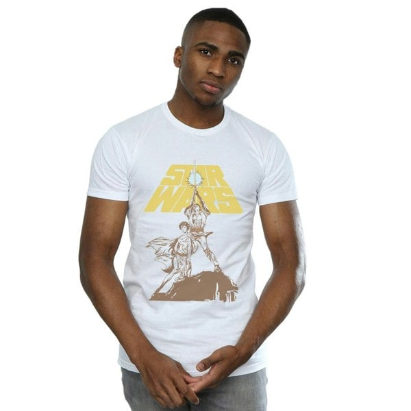 Star Wars Mens Vintage Rebels T-Shirt - White