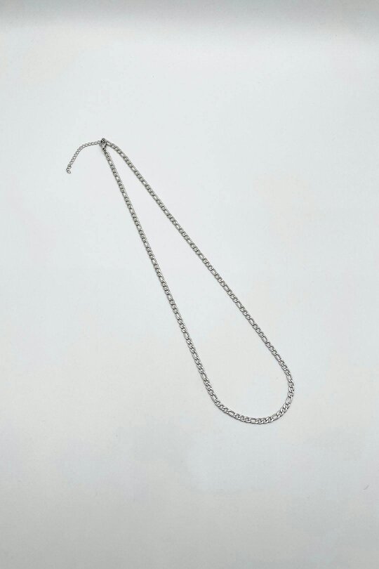 SVNX Figaro Chain Necklace in Silver