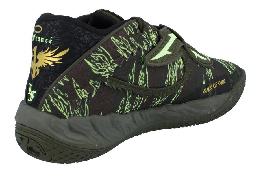 Puma Mb.05 Camo La Melo Ball Mens Basketball Trainers 312795  01