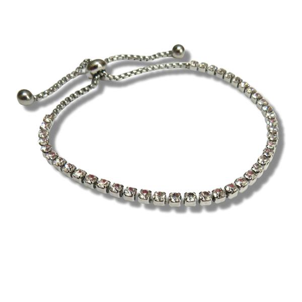 Aye Do Gifts Diamante Silver Slider Bracelet