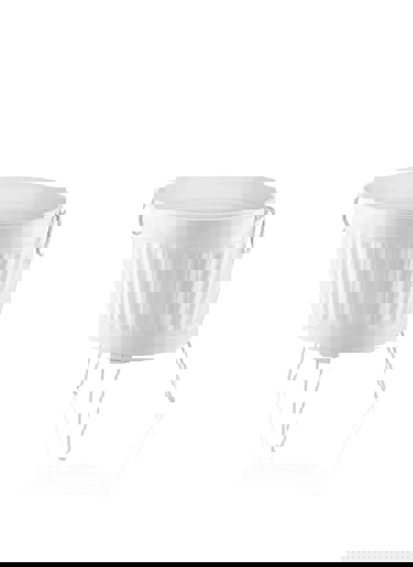 Rozi Foldable White Plant Pot